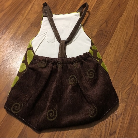 Size 2/3 toddler OOAK handmade turtle romper - Picture 3 of 6